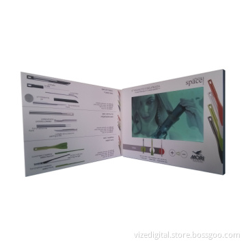 7 Inch Video in Print for Advertising